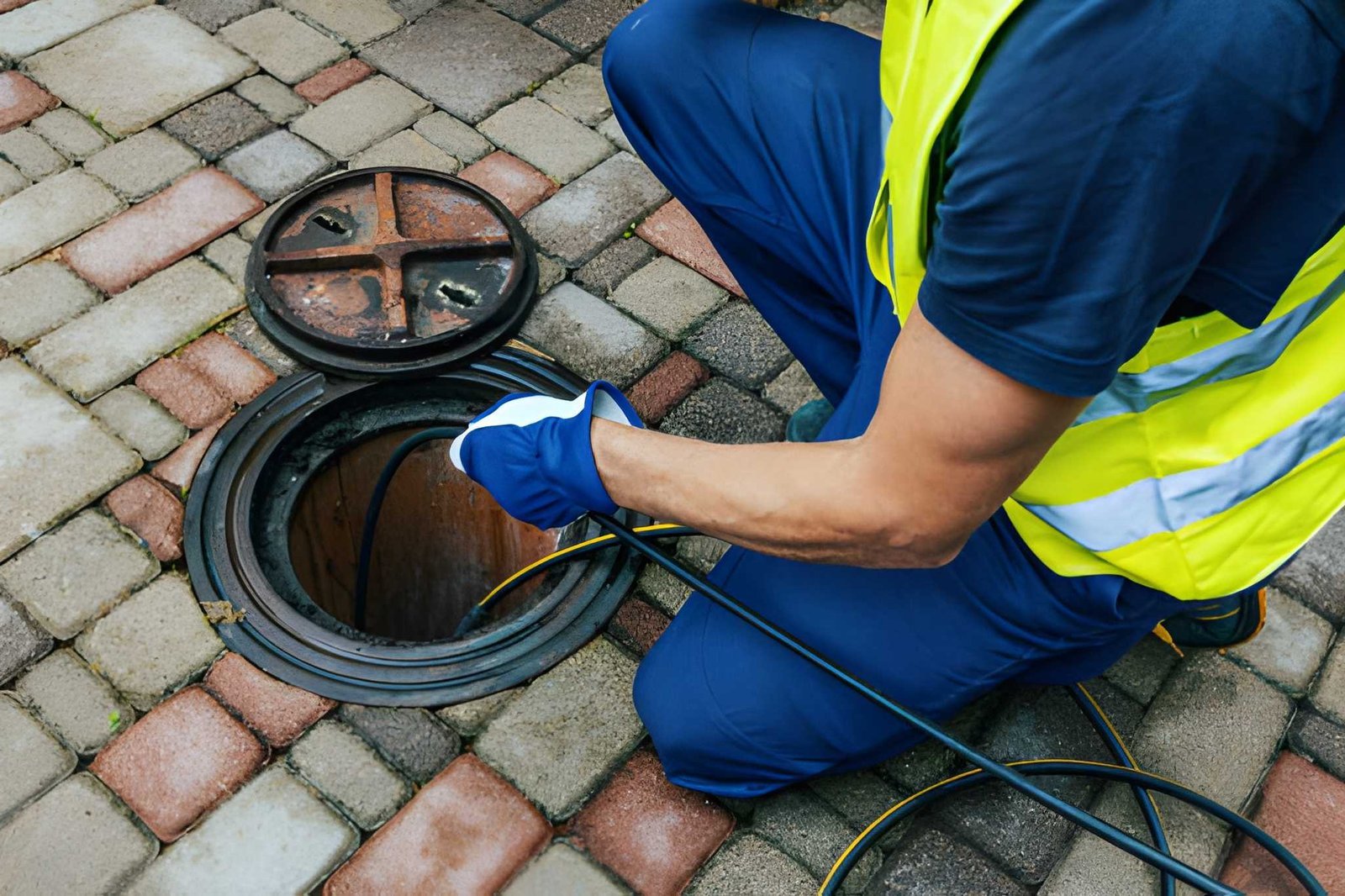 Hydro jetting service for clogged drains